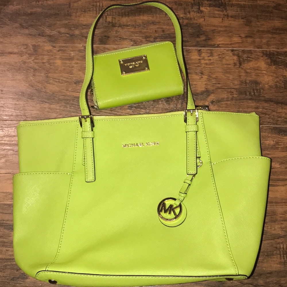 Michael Kors Purse and Matching Wallet